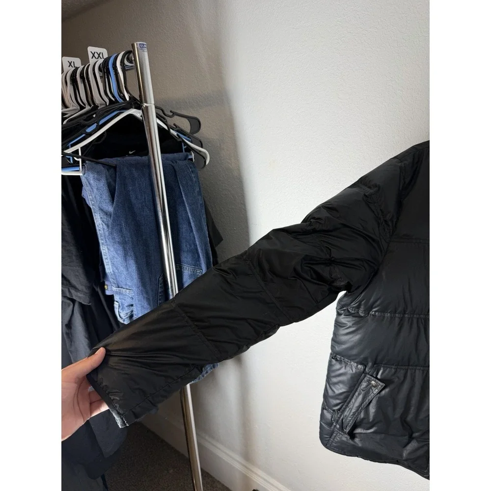 Nike Vintage Down Puffer Jacket Size Large Black SAMPLE RARE